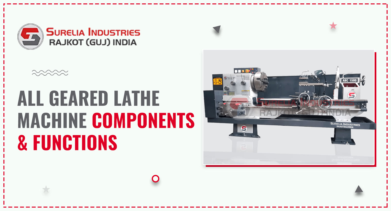 All Geared Lathe Machine: Components &amp; Functions, Lathe Machine